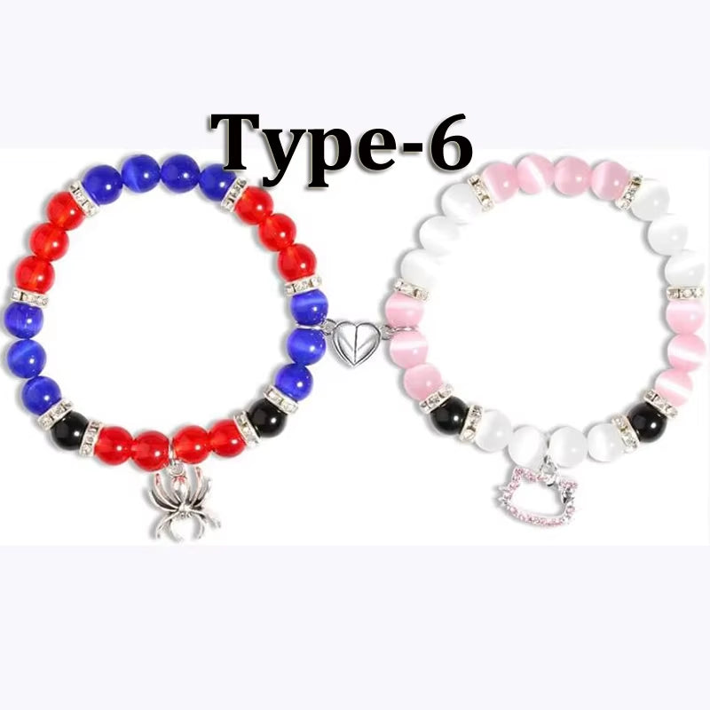 Spider Friendship Bracelets Matching Bracelets for Couples Best Friends Bff Spider Bracelet Jewelry Gifts for Women Teen Girls