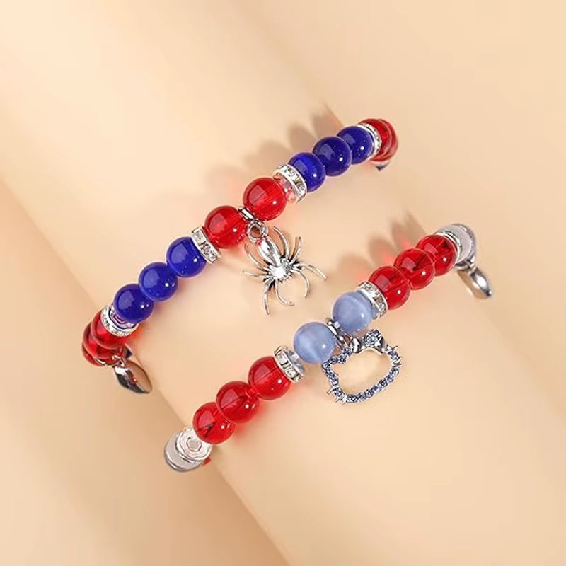 Spider Friendship Bracelets Matching Bracelets for Couples Best Friends Bff Spider Bracelet Jewelry Gifts for Women Teen Girls