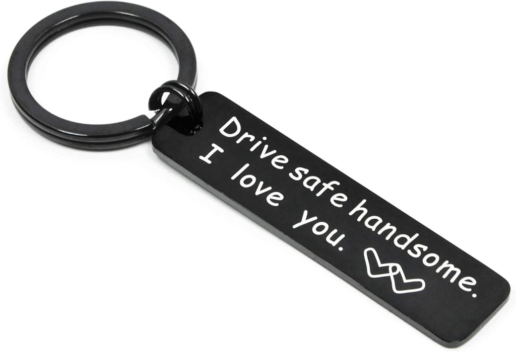 Drive Safe Keychain I Need You Here with Me Gifts for Husband Dad Boyfriend