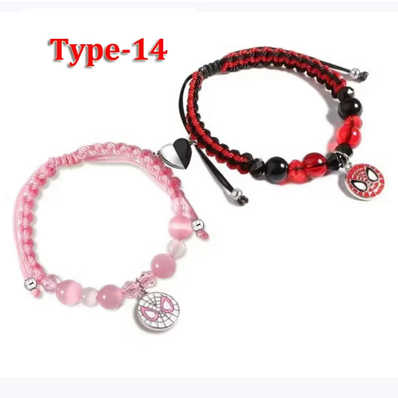 Spider Friendship Bracelets Matching Bracelets for Couples Best Friends Bff Spider Bracelet Jewelry Gifts for Women Teen Girls