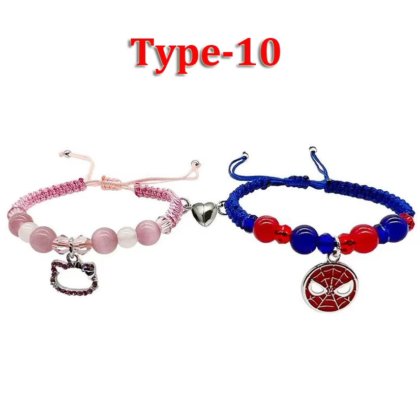 Spider Friendship Bracelets Matching Bracelets for Couples Best Friends Bff Spider Bracelet Jewelry Gifts for Women Teen Girls