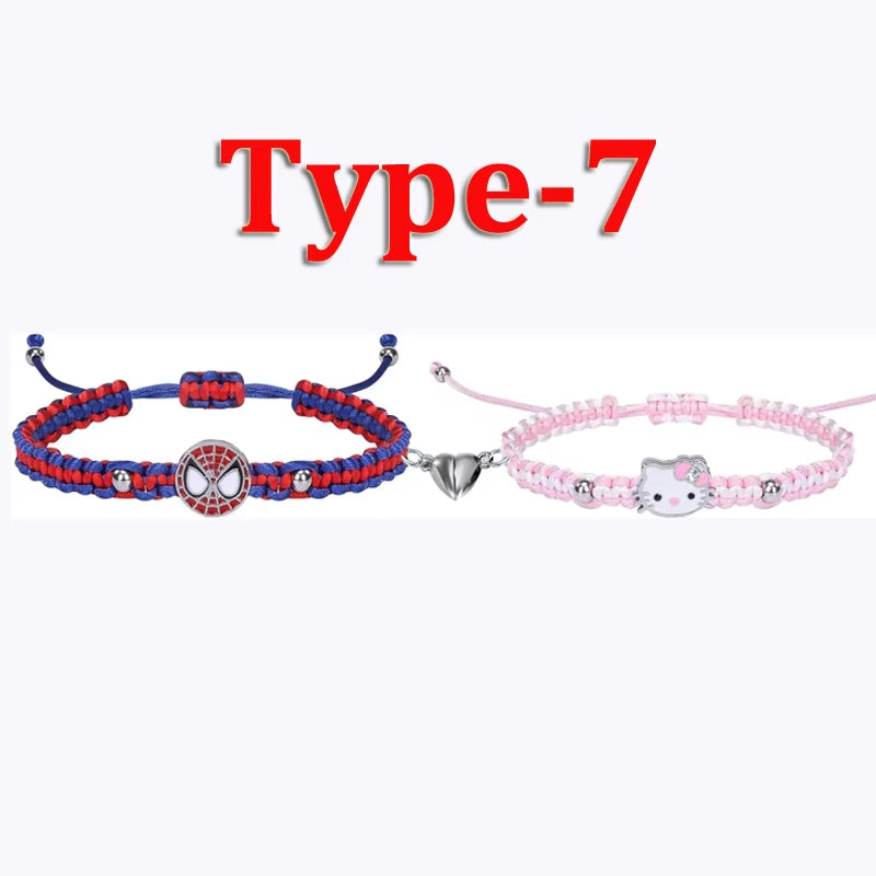 Spider Friendship Bracelets Matching Bracelets for Couples Best Friends Bff Spider Bracelet Jewelry Gifts for Women Teen Girls