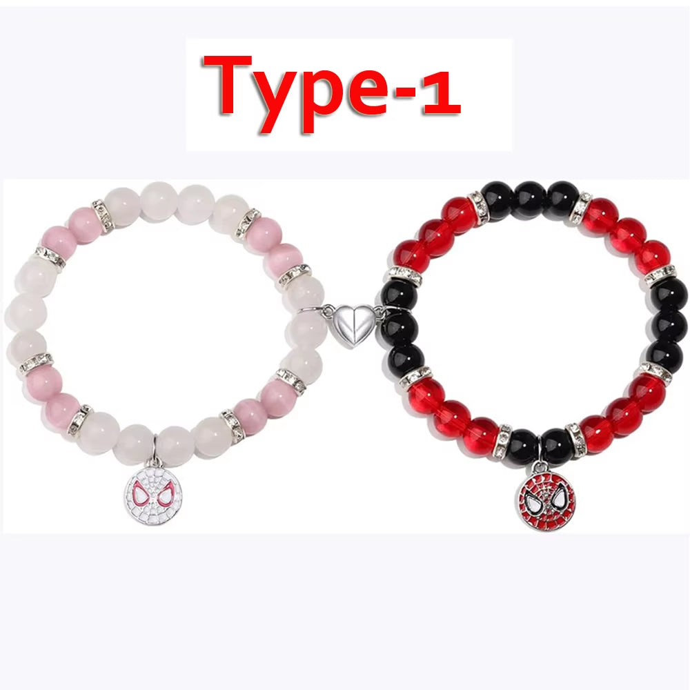 Spider Friendship Bracelets Matching Bracelets for Couples Best Friends Bff Spider Bracelet Jewelry Gifts for Women Teen Girls