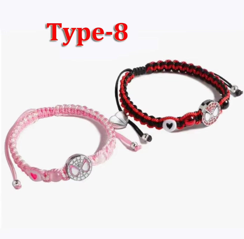 Spider Friendship Bracelets Matching Bracelets for Couples Best Friends Bff Spider Bracelet Jewelry Gifts for Women Teen Girls