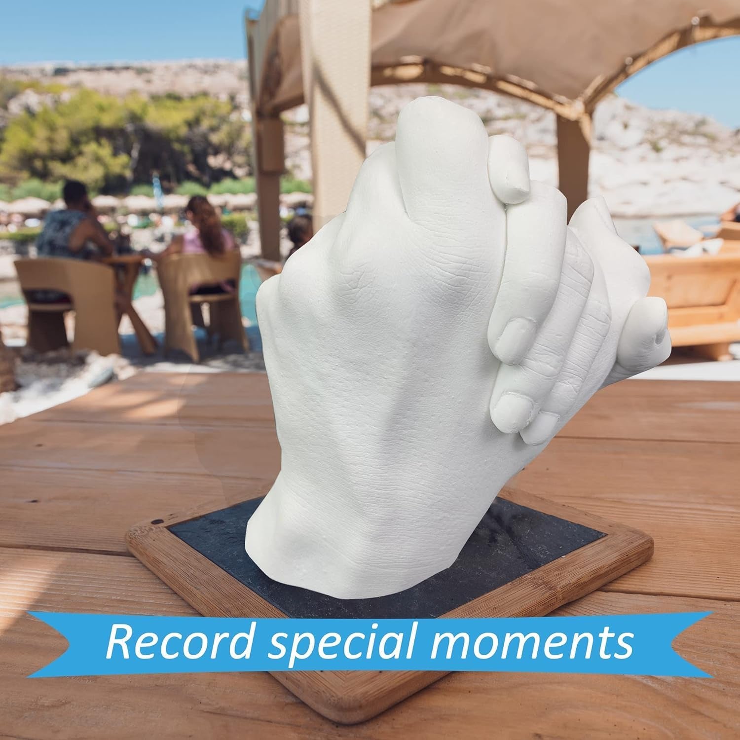 Family Hand Casting Kit Couples & Hand Moulding Kit Couples for Holiday Activities, Hand Mold Kits for Adults, Child, Wedding, Friends, Plaster Hand Mold Casting Kit by