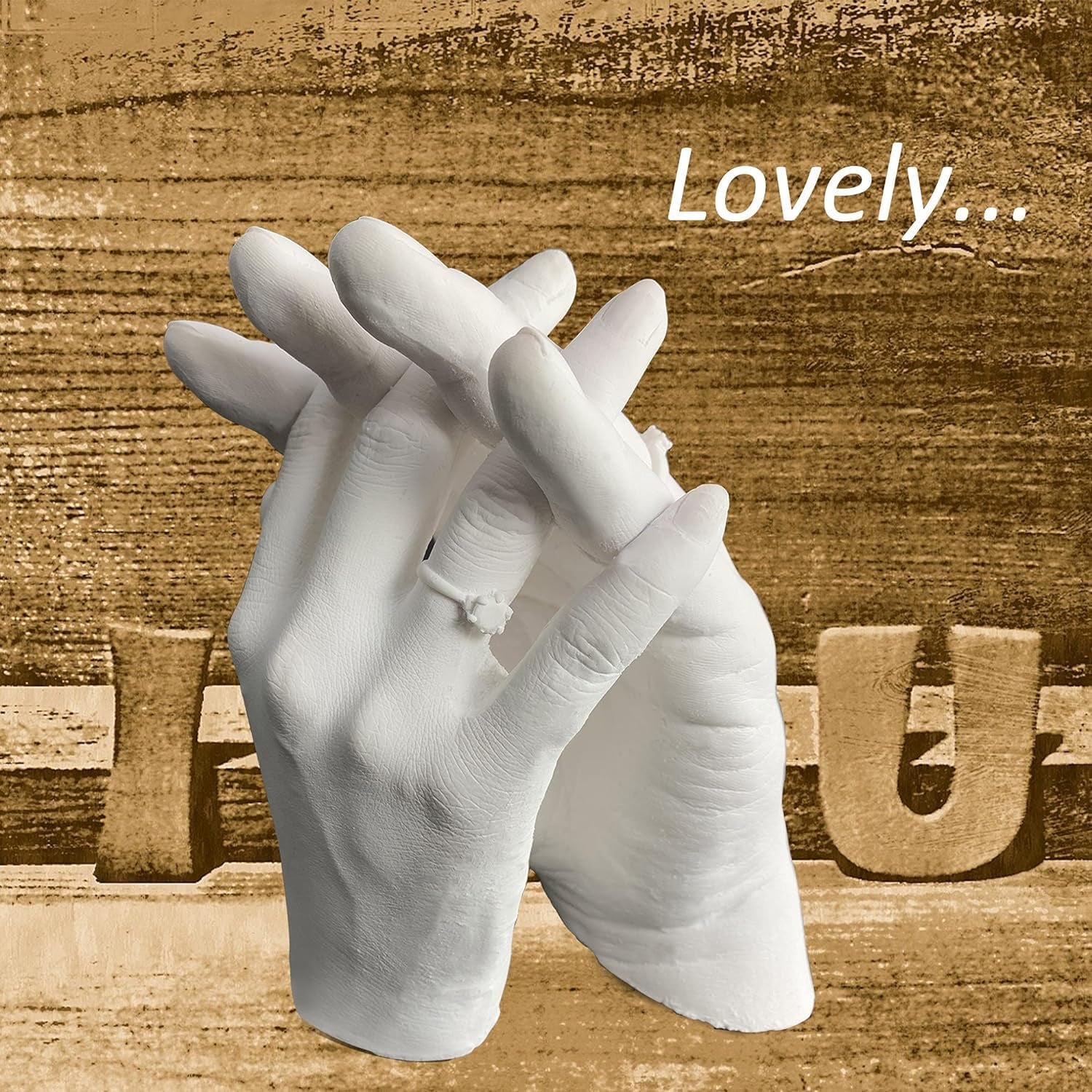 Family Hand Casting Kit Couples & Hand Moulding Kit Couples for Holiday Activities, Hand Mold Kits for Adults, Child, Wedding, Friends, Plaster Hand Mold Casting Kit by