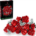 Compatible with Lego Bouquet Building Blocks New Assembled Ornaments Preserved Fresh Flower Valentine'S Day Toys Roses10328